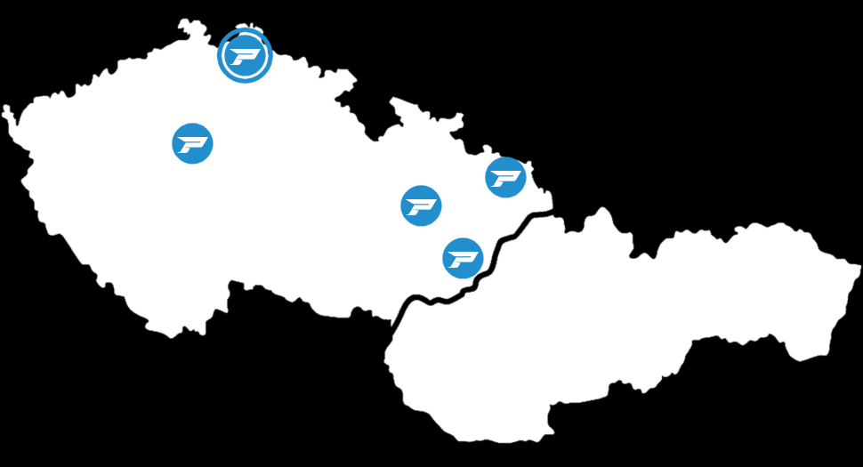 mapa ČR